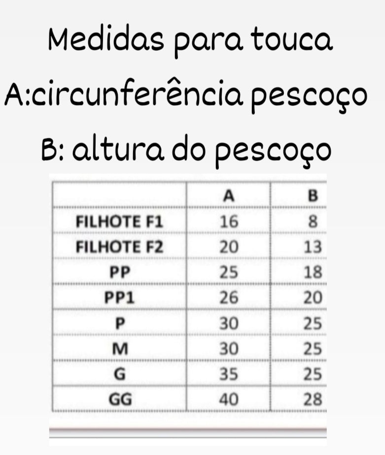 Touca Tricô (Serve -Pp ou Pp1)